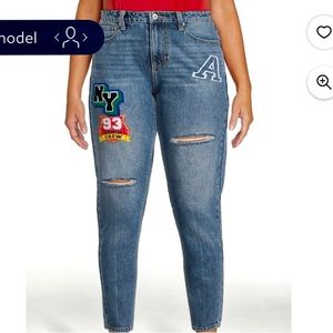 No Boundaries Sz 9 Mom Jeans 👖 NWT NY Accent